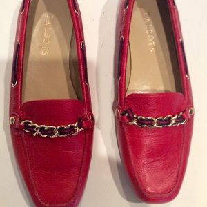 Talbots, red shoes